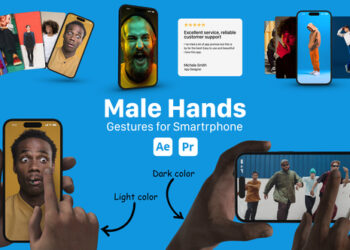 VideoHive Male Hand Gesture for Smartphones 51691929