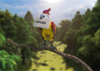 VideoHive Parrots Carry Your Logo 50998593