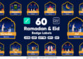 VideoHive Ramadan & Eid Lottie Badge Labels 51082065