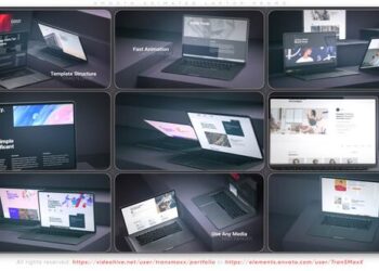 VideoHive Smooth Animated Laptop Promo 51365265