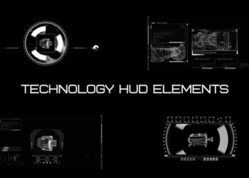 VideoHive Technology Hud Elements for After Effects 51637324