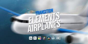 VideoHive Transition Elements Airplanes 51504399