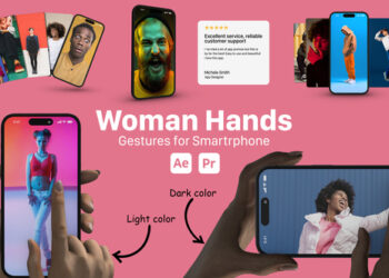 VideoHive Woman Hand Gestures for Smartphones 51625998
