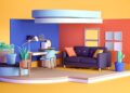 Creating an animated room for motion graphics with Cinema 4D By Paul Olusola Ogunwale