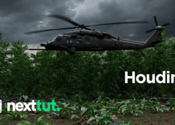 Houdini Helicopter Landing Simulation Course By Nexttut Education Pvt.Ltd.