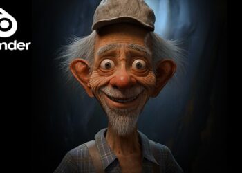 Old Stylized Character in Blender By Bharat Sharma