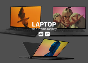 VideoHive 3D Laptop Display Web Promo 51809265