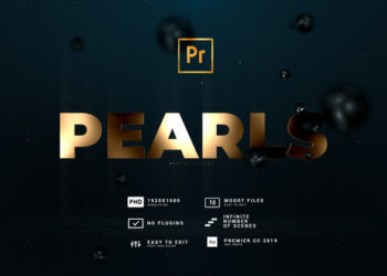 VideoHive Black Pearls Awards Titles | Dark Version 51940336