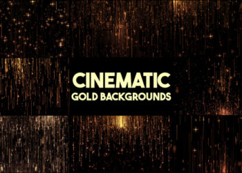 VideoHive Cinematic Gold Backgrounds for Premiere Pro 51776166