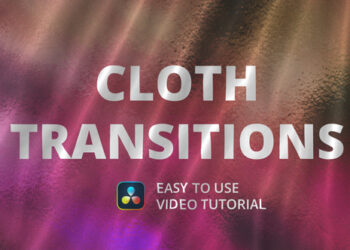 VideoHive Cloth Transitions for DaVinci Resolve 47019541