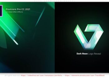 VideoHive Dark Neon Logo Reveal 51645516