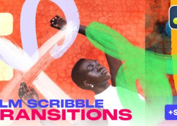 VideoHive Film Scribble Transitions 48540025