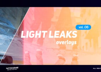 VideoHive Light Leaks Overlays Vol. 06 for DaVinci Resolve 48287963