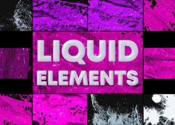 VideoHive Liquid Elements for DaVinci Resolve 47821668