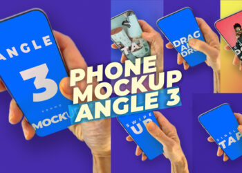VideoHive Mobile Phone Mockup Pack - Angle 3 52031561