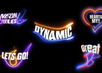 VideoHive Neon Text Animation 49698146