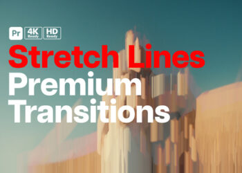 VideoHive Premium Transitions Stretch Lines for Premiere Pro 51936960