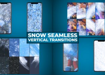 VideoHive Snow Blizzard Seamless Transitions for After Effects 49939345
