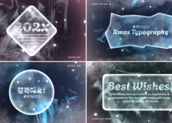 VideoHive Xmas Typography for After Effects 49716215