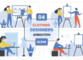 VideoHive Clothing Designers illustration Scene 52634019