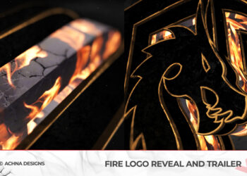 VideoHive Fire Logo Reveal And Trailer 52193284