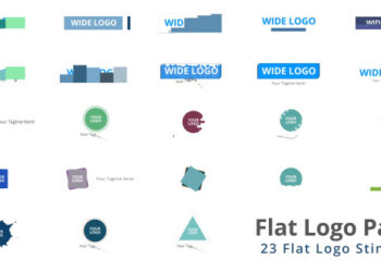 VideoHive Flat Logo Pack 9300776