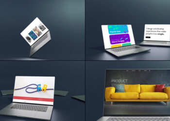 VideoHive Laptop App Reveal Mockup for After Effects 51754292