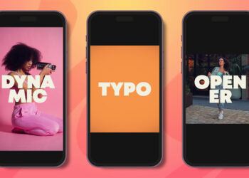 VideoHive Opener Dynamic Typo Vertical Reel 51900486