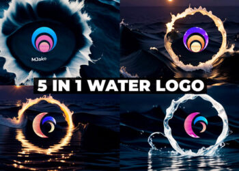 VideoHive Realistic Water Logo Opener 52479515