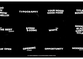 VideoHive Stroke Titles 52661546