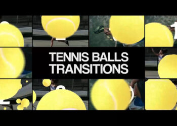 VideoHive Tennis Balls Transitions for After Effects 52371375