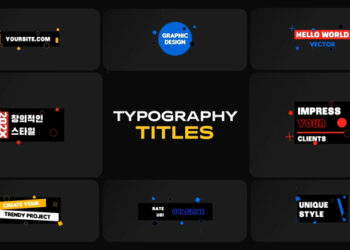 VideoHive Typography Titles for After Effects 52681003