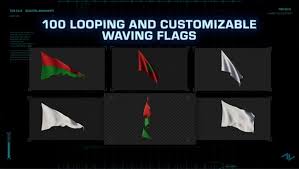 Actionvfx Waving Flags - Stock Footage Collection