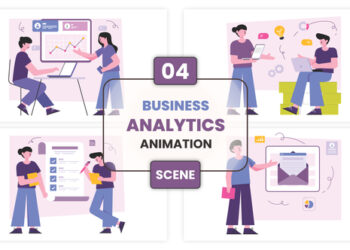 VideoHive Business Analytics Animation Scene 53010978