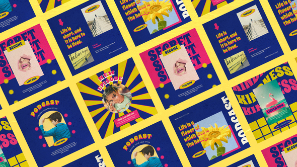 VideoHive Creative Colorful Instagram Post 52962834