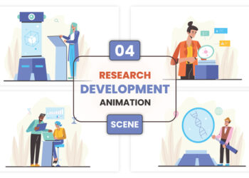 VideoHive Research Development Illustration Animation Scene 53011490