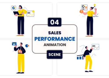 VideoHive Sales Performance Animation Scene 53011684