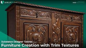 Level Up Digital - Furniture Creation with Trim Textures Max Kutsenko