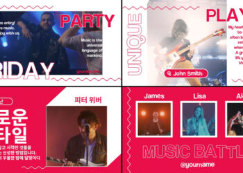 VideoHive Modern Music Slides for After Effects 53542585