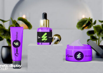 VideoHive Cosmetic Display Mockup 54284459