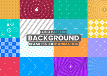 VideoHive Logo Pattern Background Loop Animation 53686230