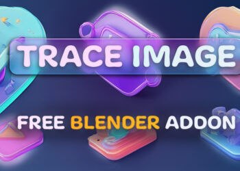Blender Market Free Addon - Image Trace Generator - Convert Image To 3D Shapes v1.0.0