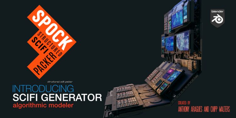 Blender Market Spock: Structured Scifi Packer v1.1.1