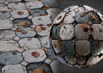 Mastering Broken Tile Type Materials in Substance Designer By 3DRedBox Studio