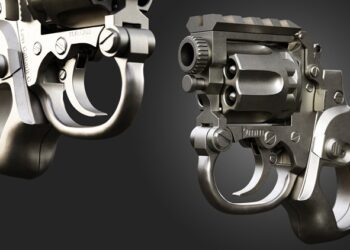 Mastering Mini Revolver Hard Surface Modeling in ZBrush By 3DRedBox Studio