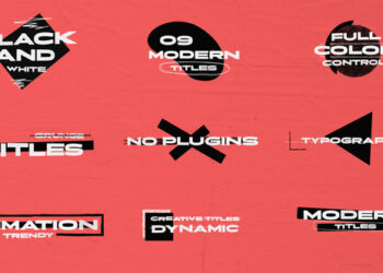 VideoHive BAW Titles 4K 54671671