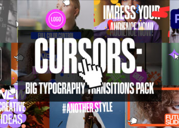 VideoHive Cursors: Big Typography Transitions Pack 54285505