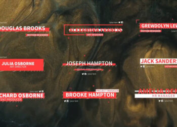 VideoHive 9 Lower Thirds 54284487