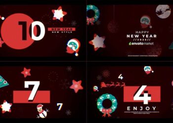 VideoHive Christmas Countdown 55343392