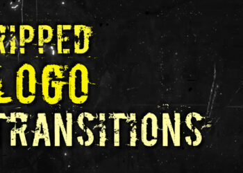 VideoHive Ripped Logo Transitions 55047752